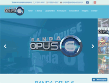 Tablet Screenshot of bandaopus6.com.br